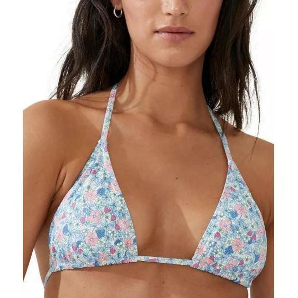 COTTON ON Women's Slider Triangle Halter Bikini Multicolor Top L